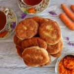 Piroshki with carrots – vegan recipe for sweet filled buns